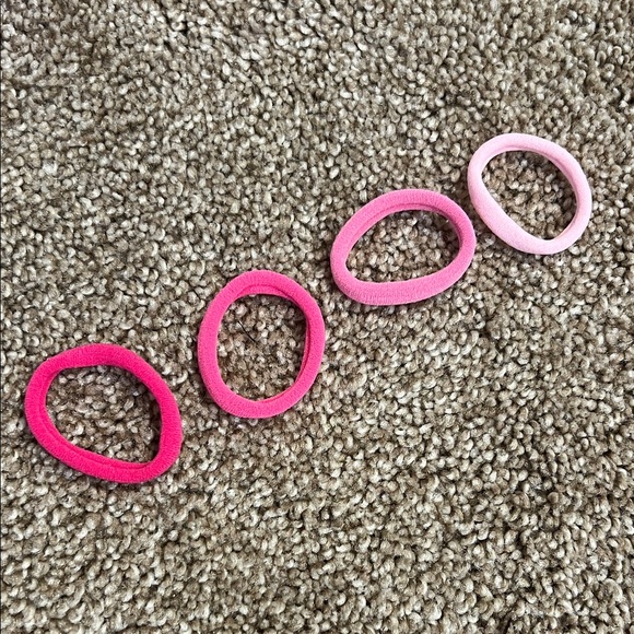 Set of 30 Assorted Pink Hair Ties - Picture 2 of 4